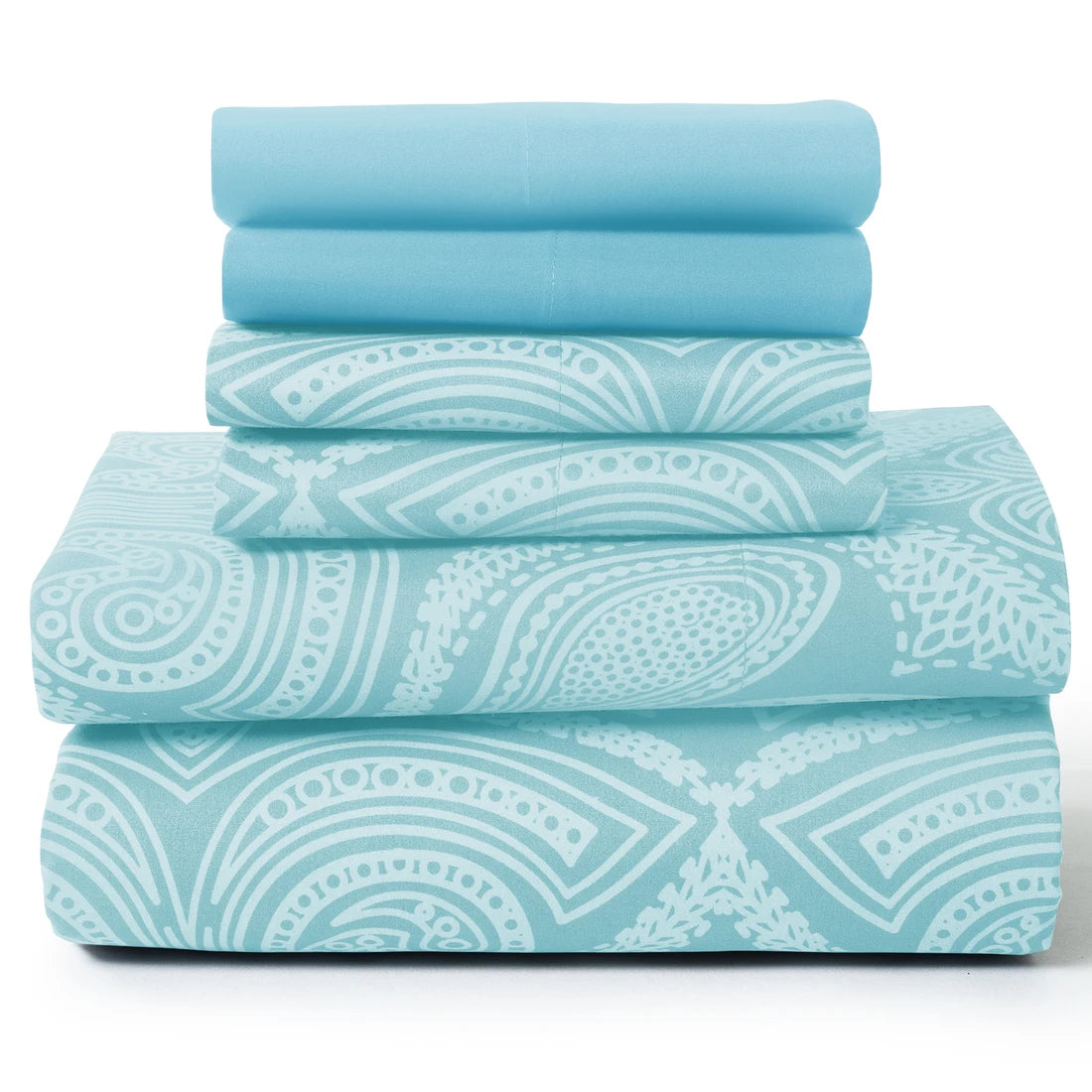 Lux Decor 6Pc Paisley Sheet Set