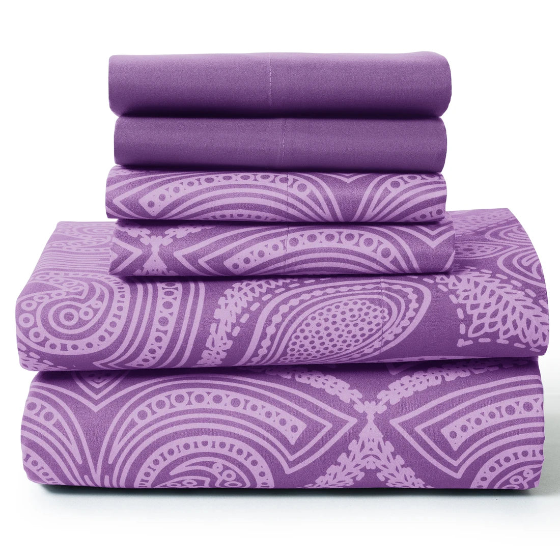 Lux Decor 6Pc Paisley Sheet Set