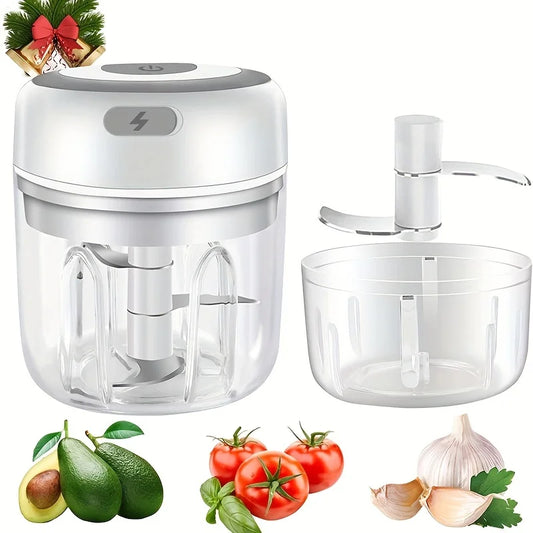 Durable Mini Garlic Chopper USB Meat Grinder