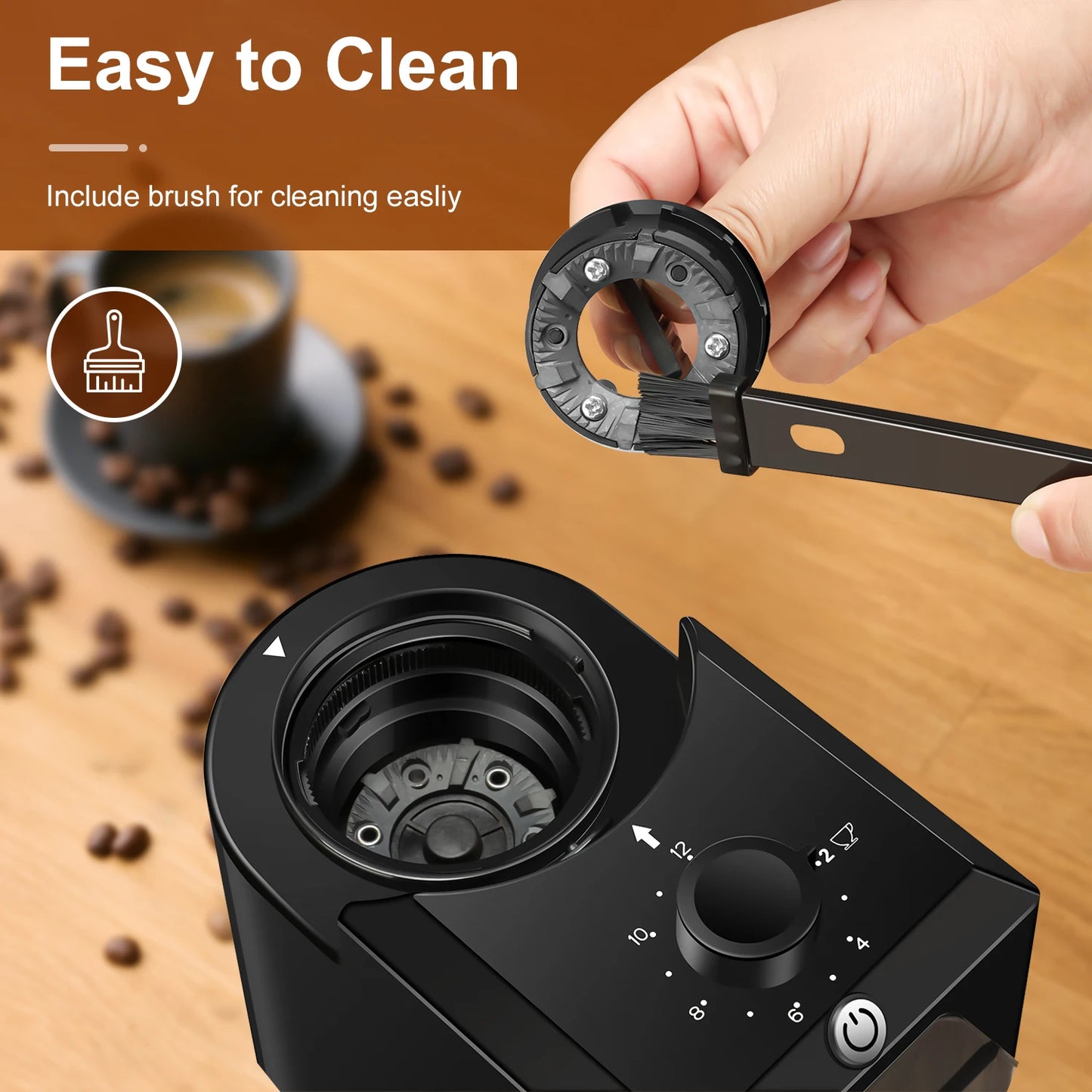 Automatic Burr Mill Coffee Grinder