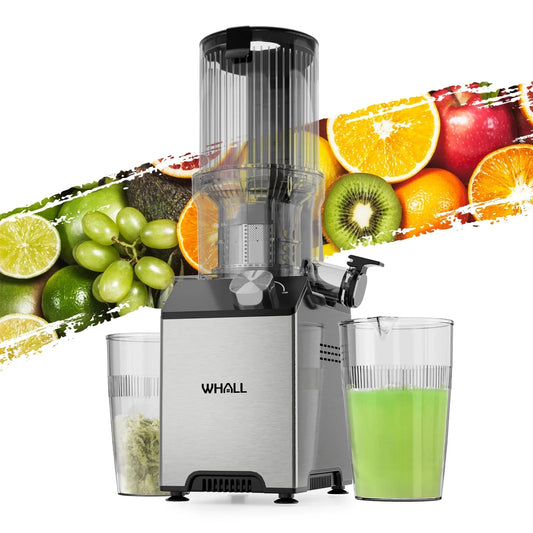 WHALL Cold Press Juicer – Efficient, Quiet, and Easy to Use  Start your day with a refreshing, nutrient-packed juice