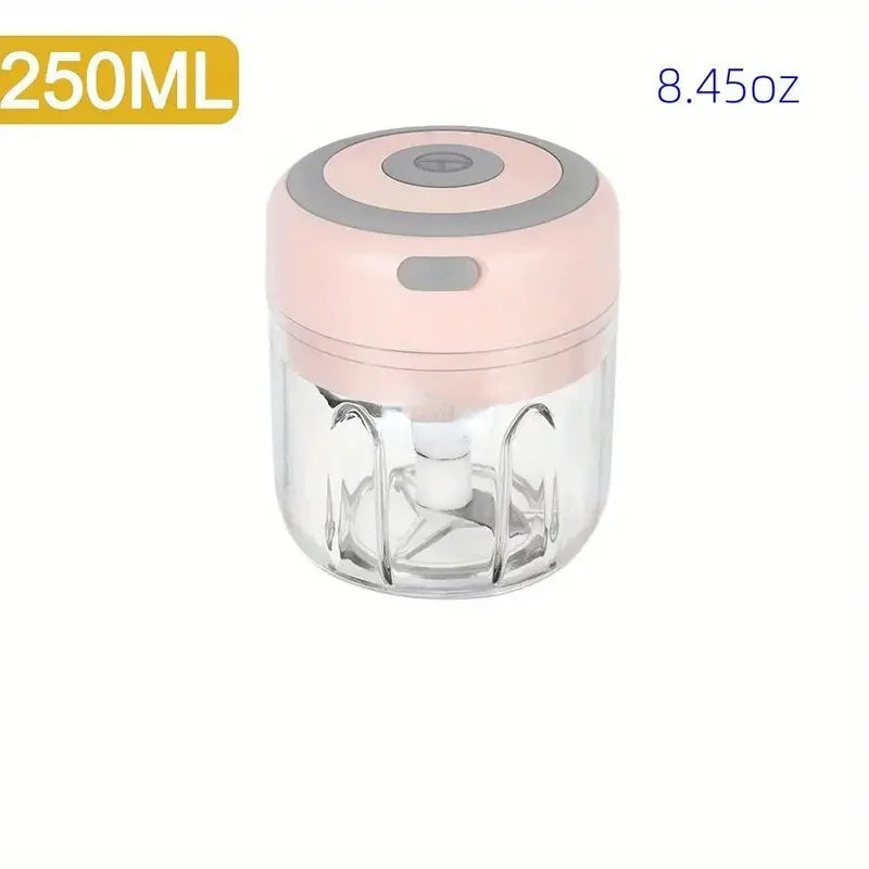 Durable Mini Garlic Chopper USB Meat Grinder