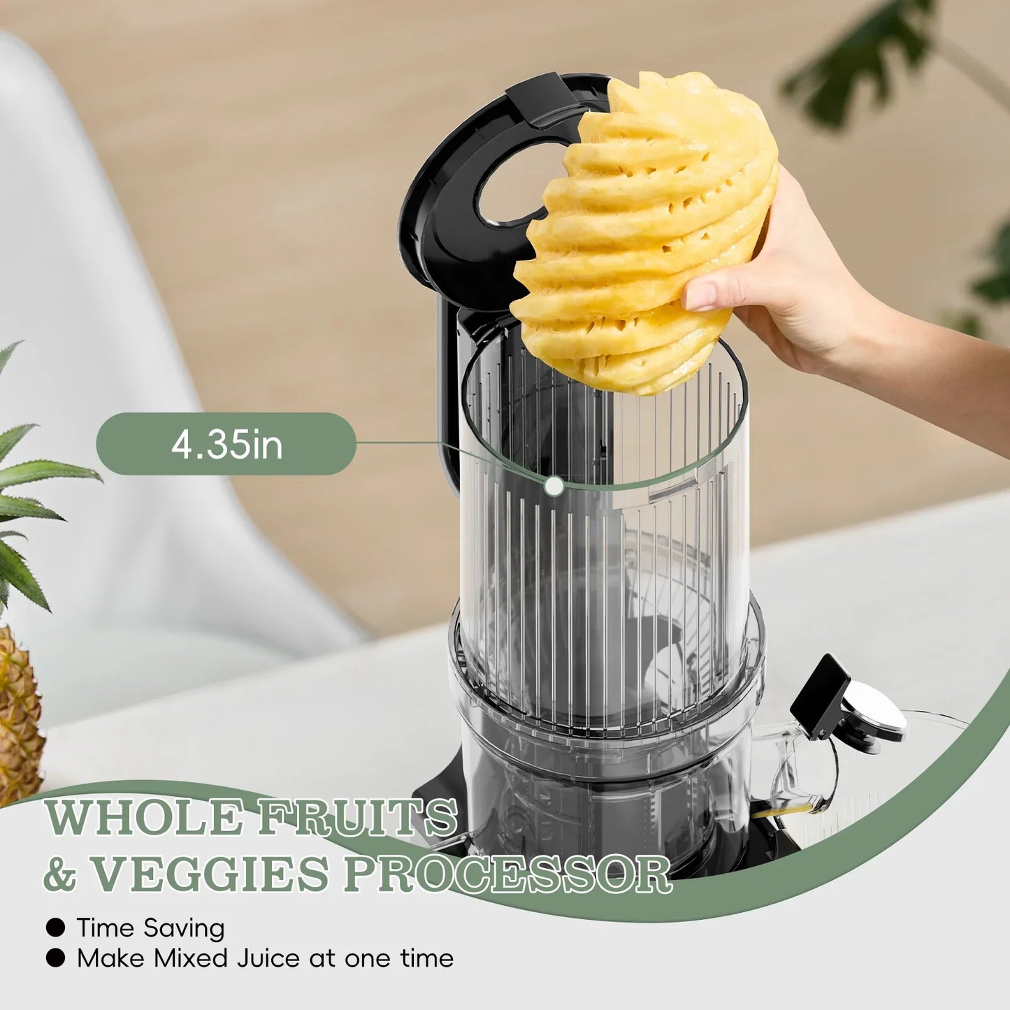 WHALL Cold Press Juicer – Efficient, Quiet, and Easy to Use  Start your day with a refreshing, nutrient-packed juice