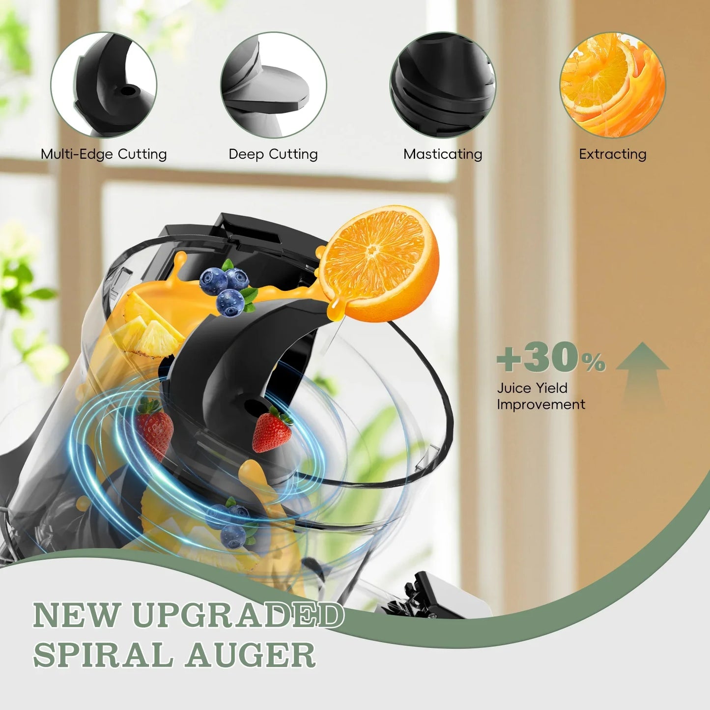 WHALL Cold Press Juicer – Efficient, Quiet, and Easy to Use  Start your day with a refreshing, nutrient-packed juice