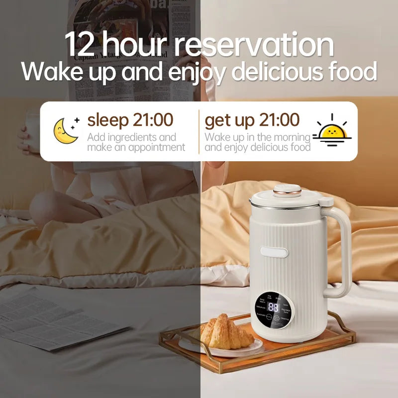 Blender with Heating Function  Soybean Milk Maker - Wall Breaking Technology for Easy Nutritious Beverage Preparation at Home